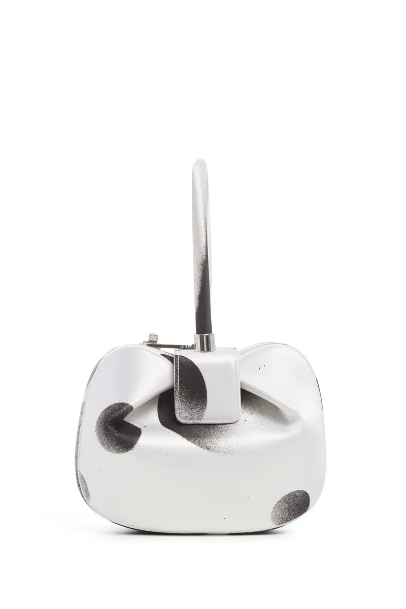 Gabriela Hearst Adam Pendleton x Gabriela Hearst Nina Bag in Black & White Satin № 21 | Thumbnail 5 Gabriela Hearst Adam Pendleton x Gabriela Hearst Nina Bag in Black & White Satin № 21 | Thumbnail 5