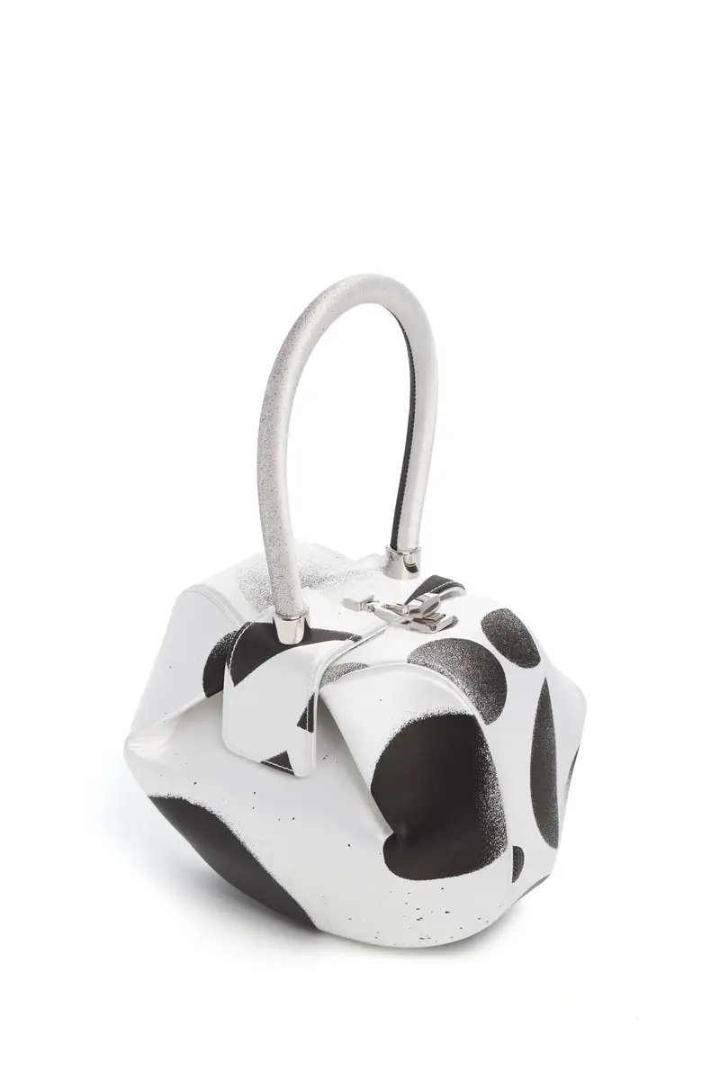 Gabriela Hearst Adam Pendleton x Gabriela Hearst Nina Bag in Black & White Satin № 19 | Thumbnail 6 Gabriela Hearst Adam Pendleton x Gabriela Hearst Nina Bag in Black & White Satin № 19 | Thumbnail 6