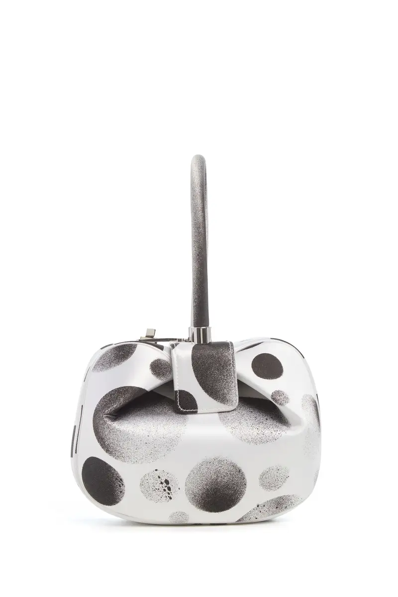 Gabriela Hearst Adam Pendleton x Gabriela Hearst Nina Bag in Black & White Satin № 18 | Thumbnail 5 Gabriela Hearst Adam Pendleton x Gabriela Hearst Nina Bag in Black & White Satin № 18 | Thumbnail 5