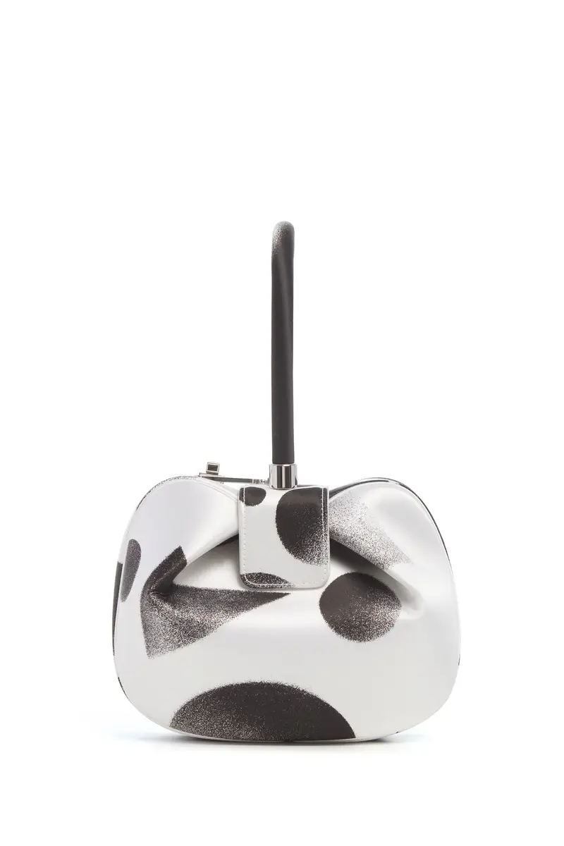 Gabriela Hearst Adam Pendleton x Gabriela Hearst Nina Bag in Black & White Satin № 16 | Thumbnail 5