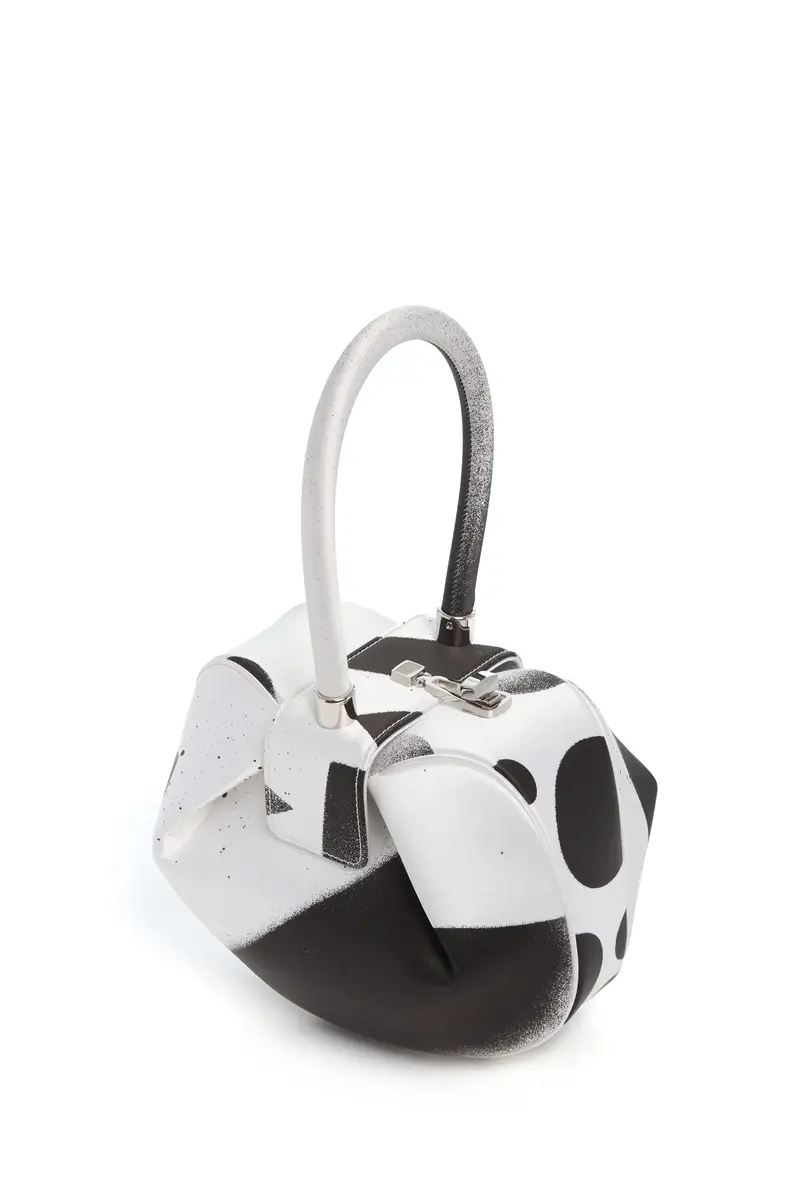 Gabriela Hearst Adam Pendleton x Gabriela Hearst Nina Bag in Black & White Satin № 11 | Thumbnail 6