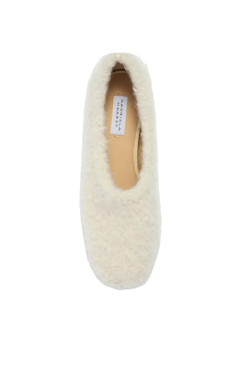 Gabriela Hearst Emperor Flat Shoe in Ivory Silk Cashmere Boucle | Thumbnail 5 Gabriela Hearst Emperor Flat Shoe in Ivory Silk Cashmere Boucle | Thumbnail 5