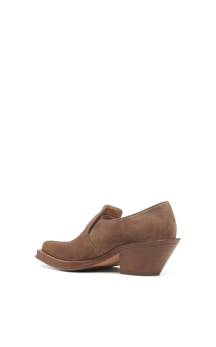 Gabriela Hearst Jack Loafer in Dark Sand Suede | Thumbnail 3