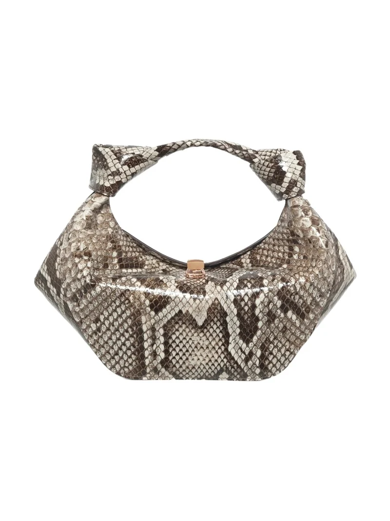 Gabriela Hearst Mini Antonia Bag in Black & White Inversa Snakeskin