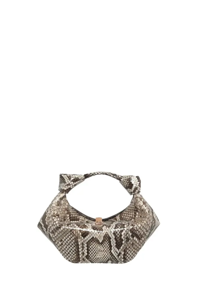 Gabriela Hearst Mini Antonia Bag in Black & White Inversa Snakeskin