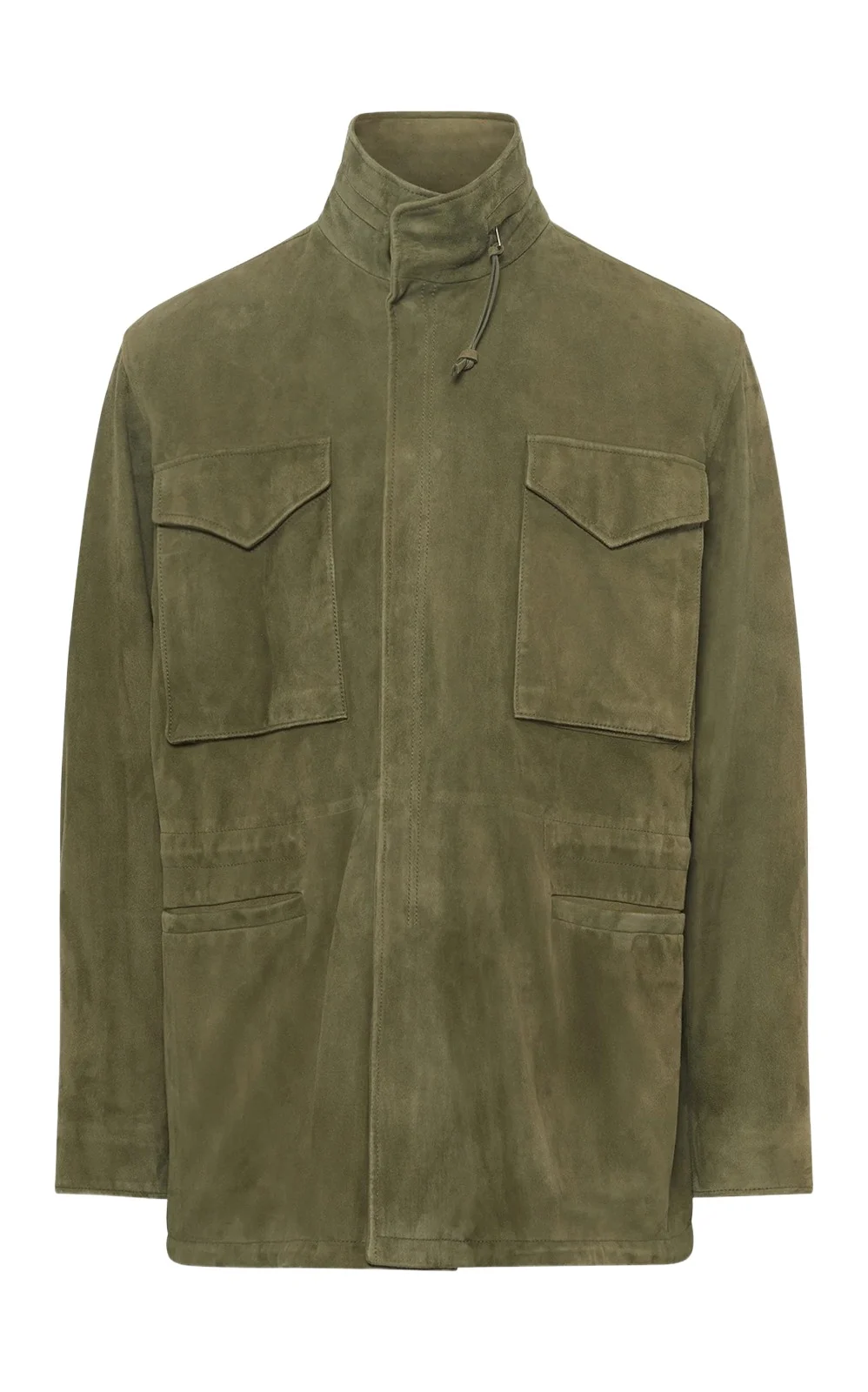 Gabriela Hearst Darwin M65 Jacket in Olive Suede M