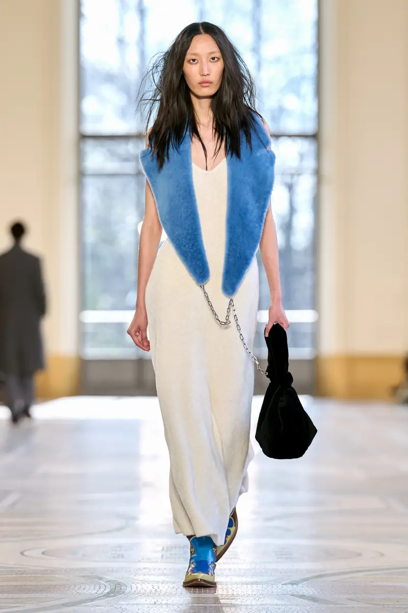 Gabriela Hearst Lady Hall Knit Slip Dress in Ivory Silk | Thumbnail 2 Gabriela Hearst Lady Hall Knit Slip Dress in Ivory Silk | Thumbnail 2