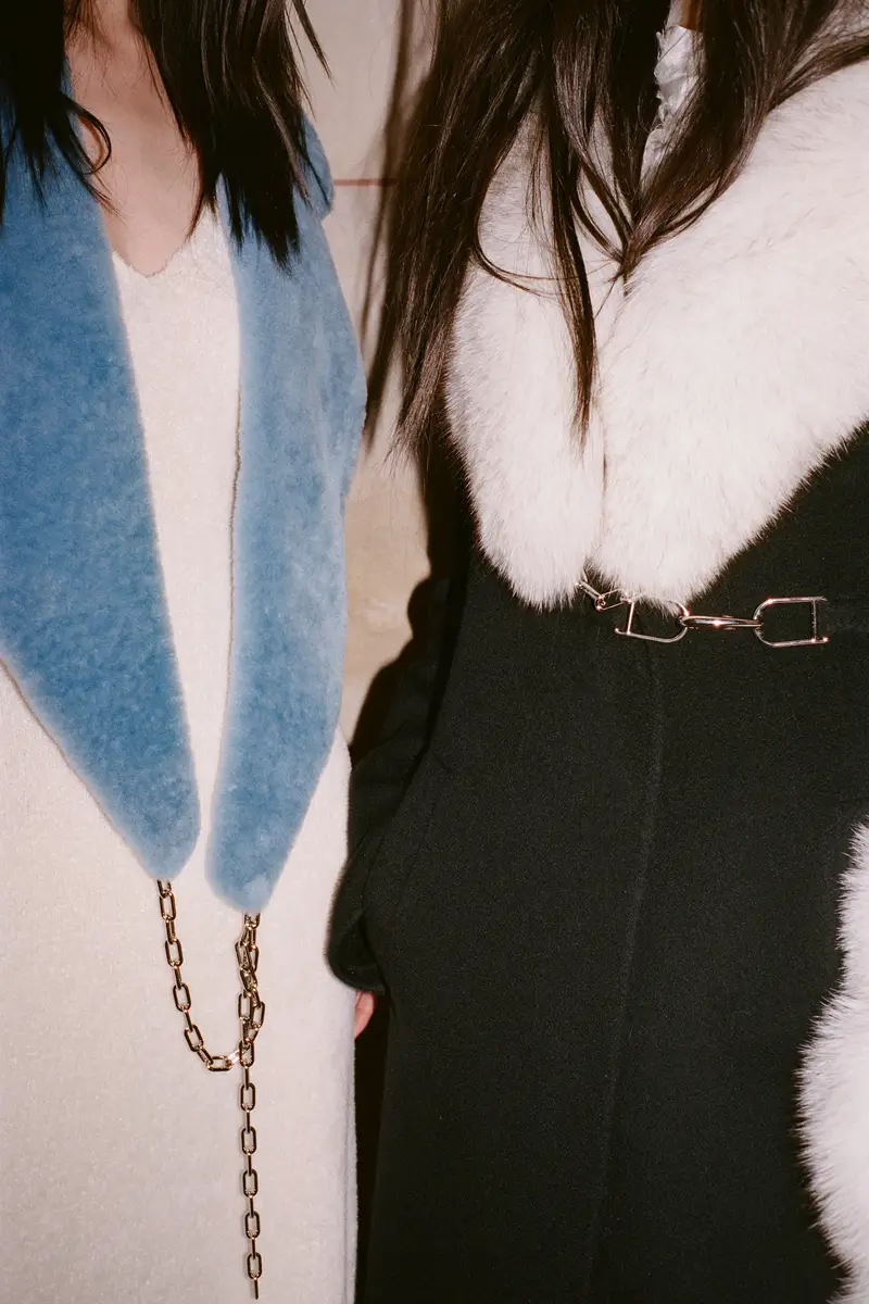Gabriela Hearst Demeter Coat Collar in White Recycled Fur | Thumbnail 4 Gabriela Hearst Demeter Coat Collar in White Recycled Fur | Thumbnail 4
