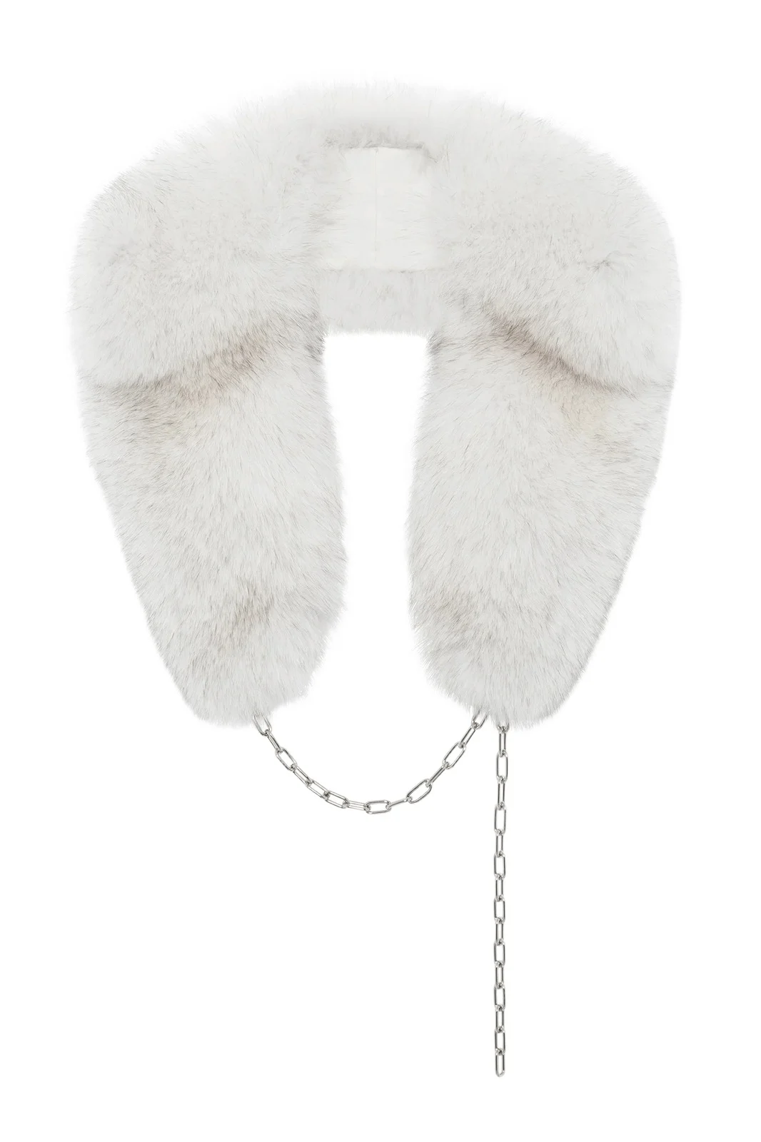 Demeter Coat Collar in White Recycled Arctic Fox Fur