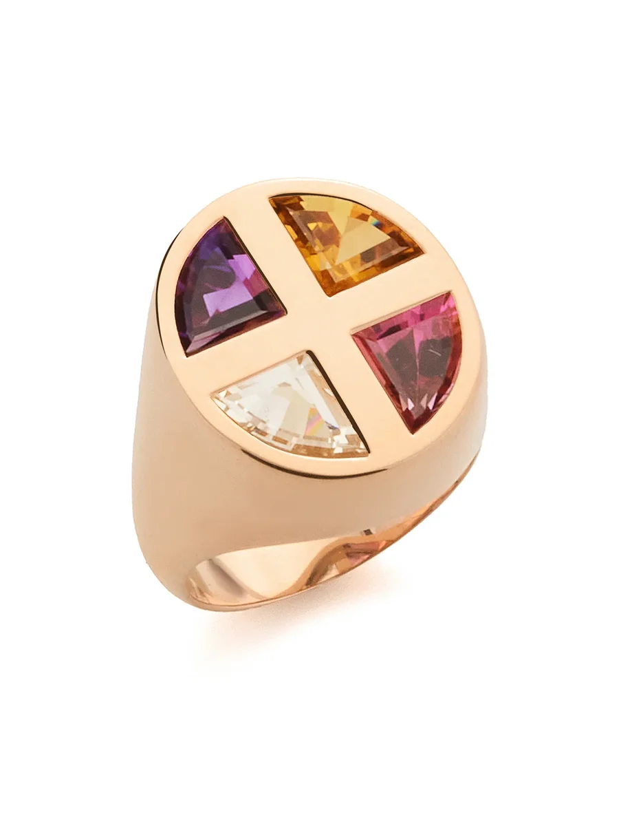 Gabriela Hearst Positivity Ring in 18K Rose Gold