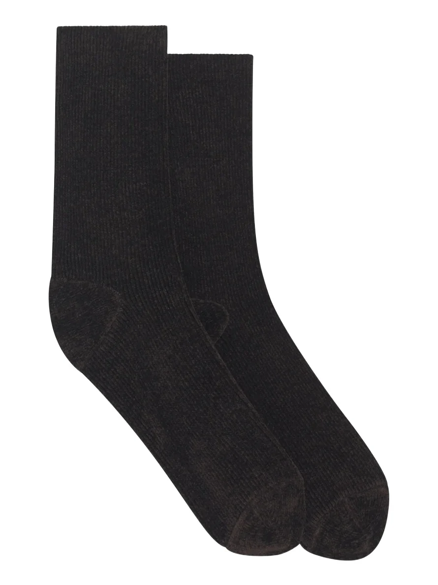 Brio Knit Socks in Chocolate Silk Brio Knit Socks in Chocolate Silk