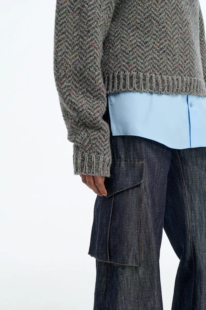 Gabriela Hearst Eos Barrel-leg Cargo Pant in Recycled Cotton Linen Denim | Thumbnail 7 Gabriela Hearst Eos Barrel-leg Cargo Pant in Recycled Cotton Linen Denim | Thumbnail 7