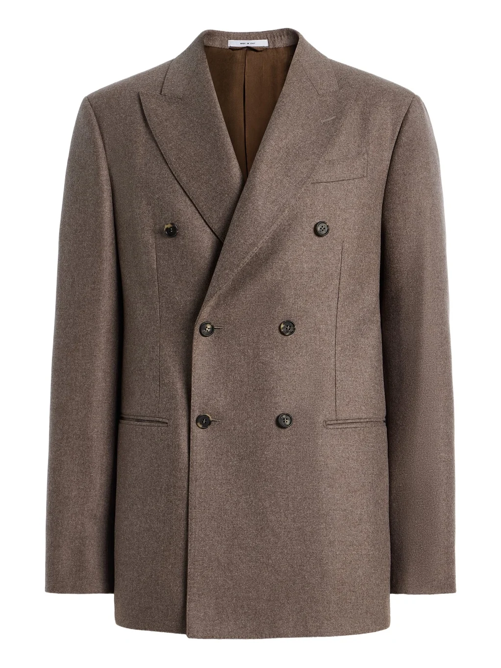 Gabriela Hearst Angelo Jacket in Walnut Wool Cashmere Flannel