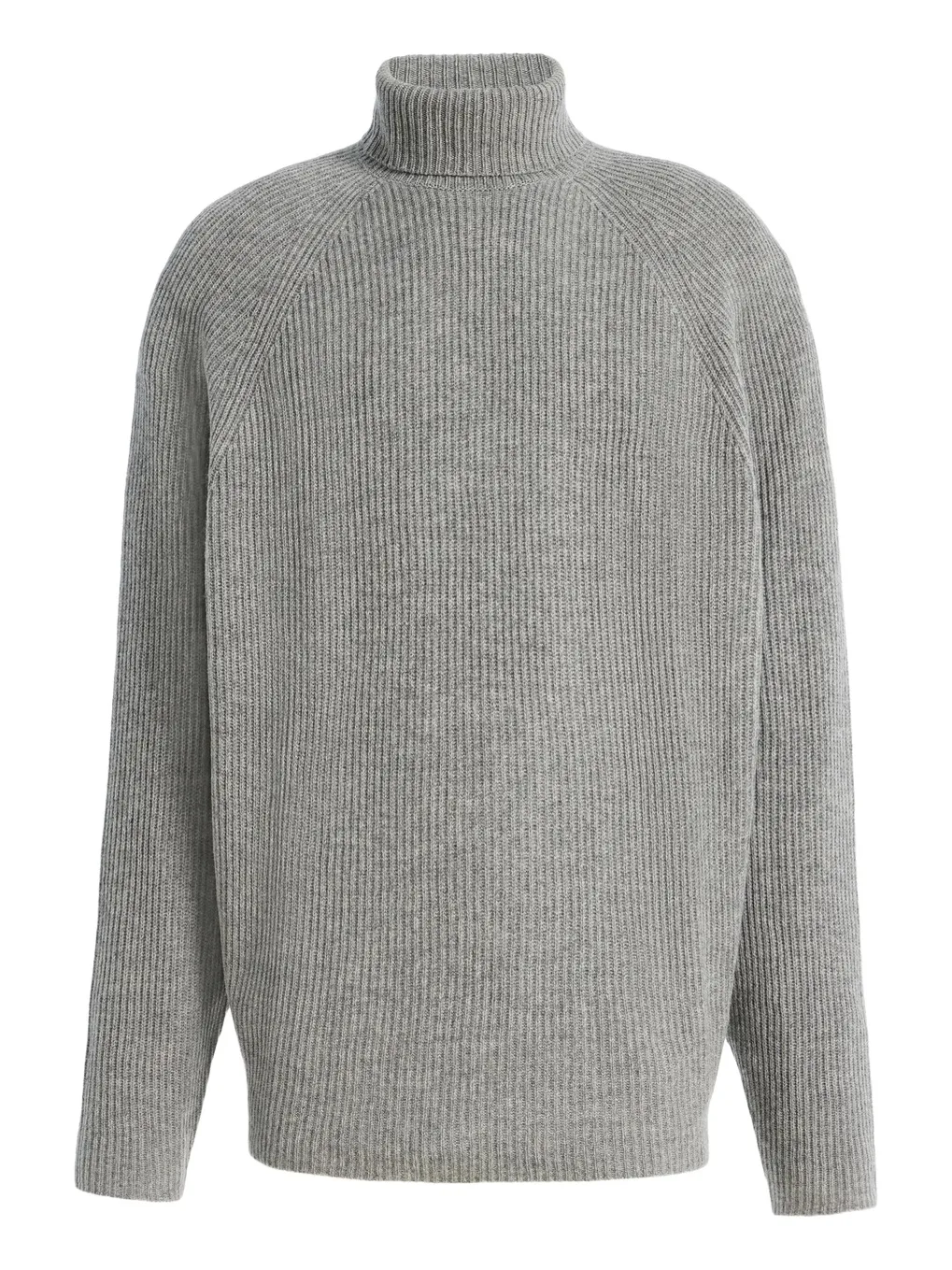 Wigman Knit Turtleneck Sweater in Heather Grey Cashmere Wigman Knit Turtleneck Sweater in Heather Grey Cashmere