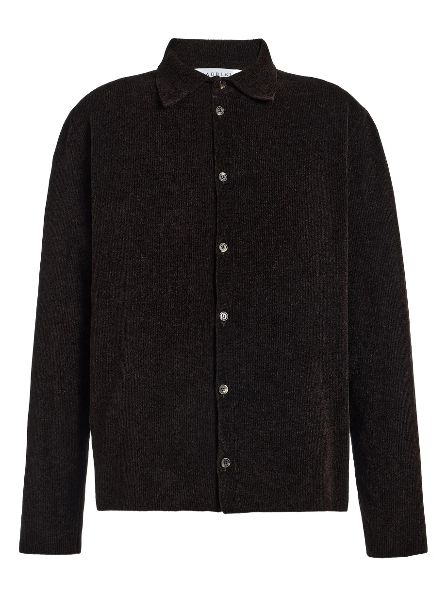 Toynbee Knit Polo in Chocolate Silk Toynbee Knit Polo in Chocolate Silk