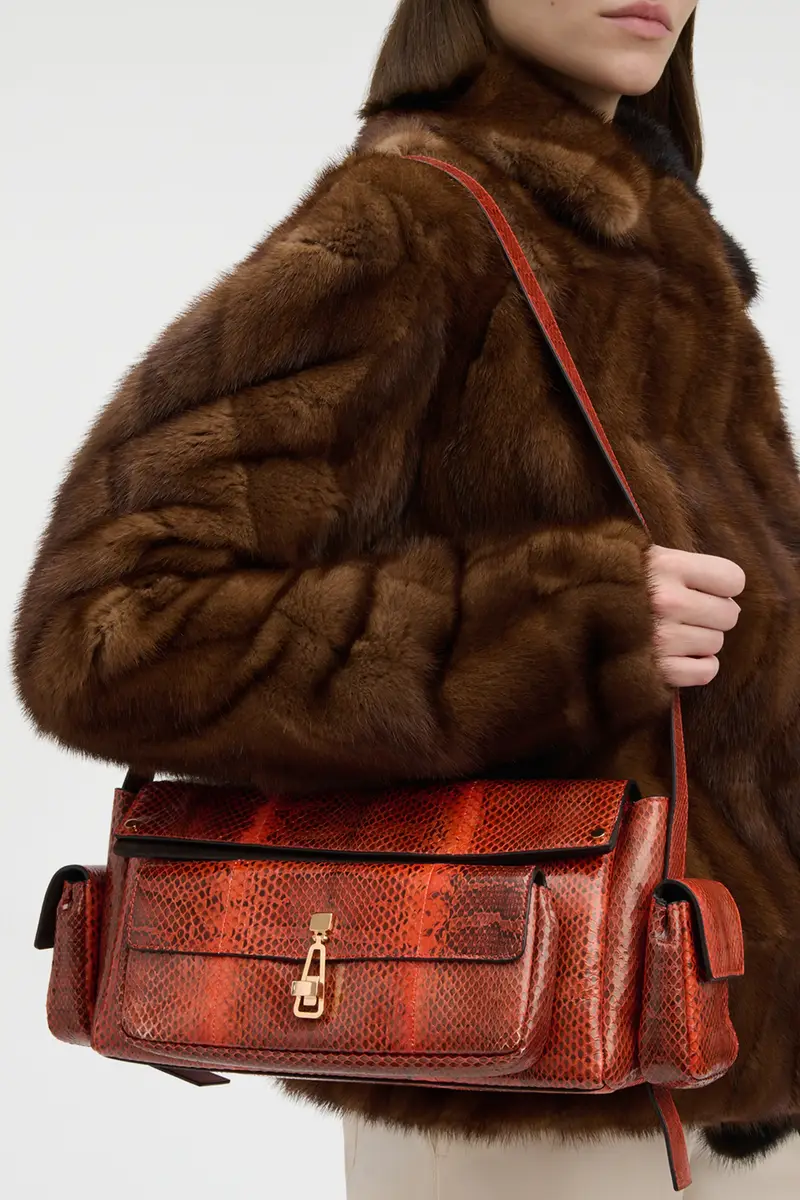 Gabriela Hearst Jebb Bag in Tonic Orange Snakeskin | Thumbnail 2 Gabriela Hearst Jebb Bag in Tonic Orange Snakeskin | Thumbnail 2