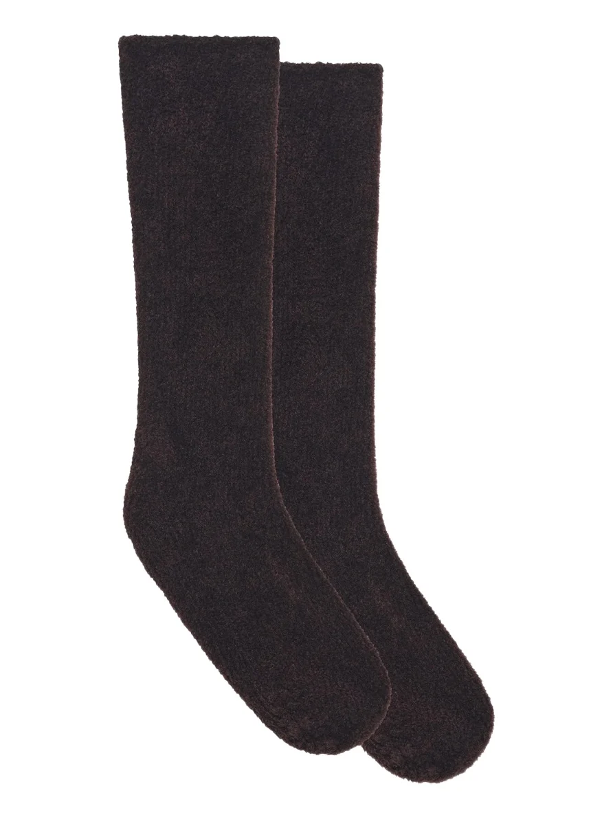 Anima Knit Socks in Chocolate Silk Anima Knit Socks in Chocolate Silk