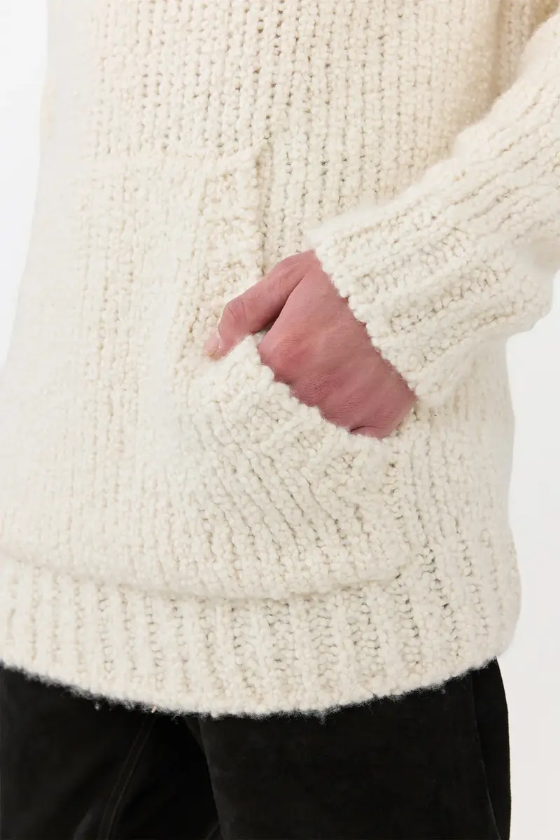 Gabriela Hearst Aditi Knit Hoodie in Ivory Cashmere Boucle | Thumbnail 7 Gabriela Hearst Aditi Knit Hoodie in Ivory Cashmere Boucle | Thumbnail 7