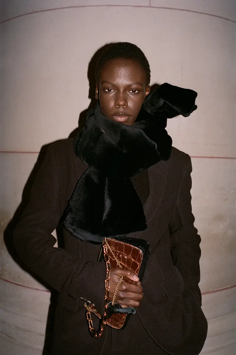 Gabriela Hearst Maccabee Scarf in Black Recycled Mink Fur | Thumbnail 4 Gabriela Hearst Maccabee Scarf in Black Recycled Mink Fur | Thumbnail 4