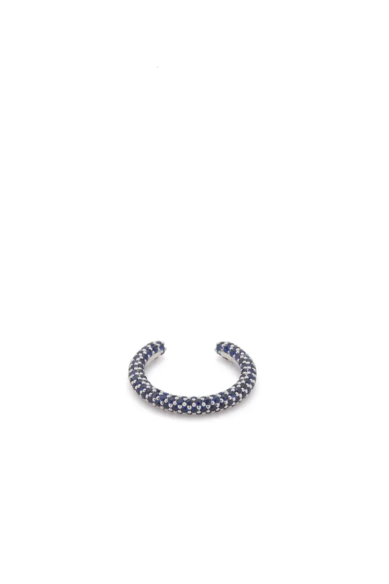 Gabriela Hearst Tarot Pave Ring in 18K White Gold & Blue Sapphires | Thumbnail 2 Gabriela Hearst Tarot Pave Ring in 18K White Gold & Blue Sapphires | Thumbnail 2