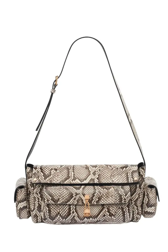 Jebb Bag in Black & White Inversa Snakeskin Jebb Bag in Black & White Inversa Snakeskin