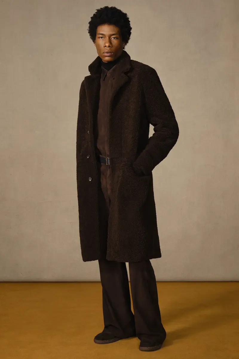 Gabriela Hearst Teddy Carcoat in Chocolate Shearling | Thumbnail 2
