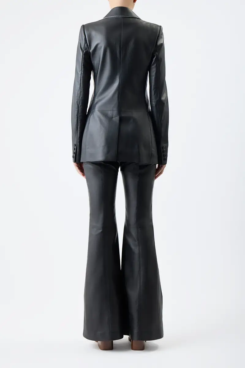 Gabriela Hearst Rhein Pant in Black Nappa Leather | Thumbnail 5 Gabriela Hearst Rhein Pant in Black Nappa Leather | Thumbnail 5