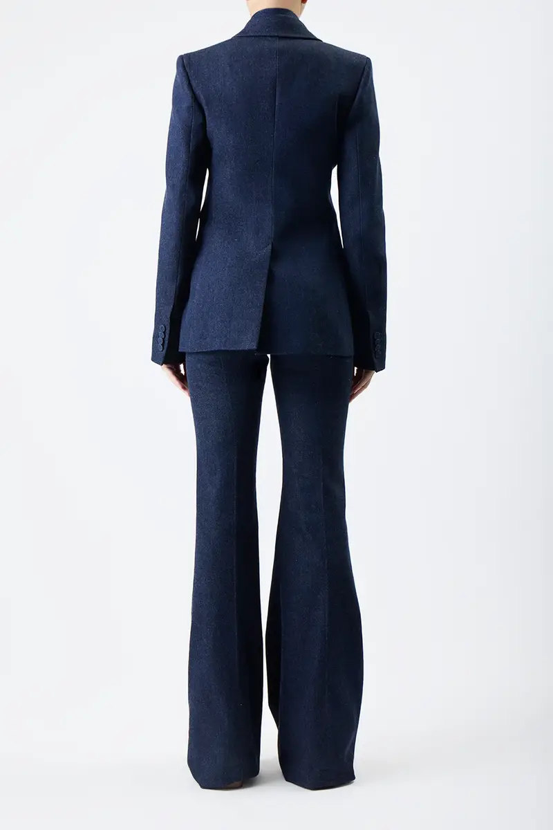 Gabriela Hearst Leiva Blazer in Organic Raw Denim | Thumbnail 5 Gabriela Hearst Leiva Blazer in Organic Raw Denim | Thumbnail 5