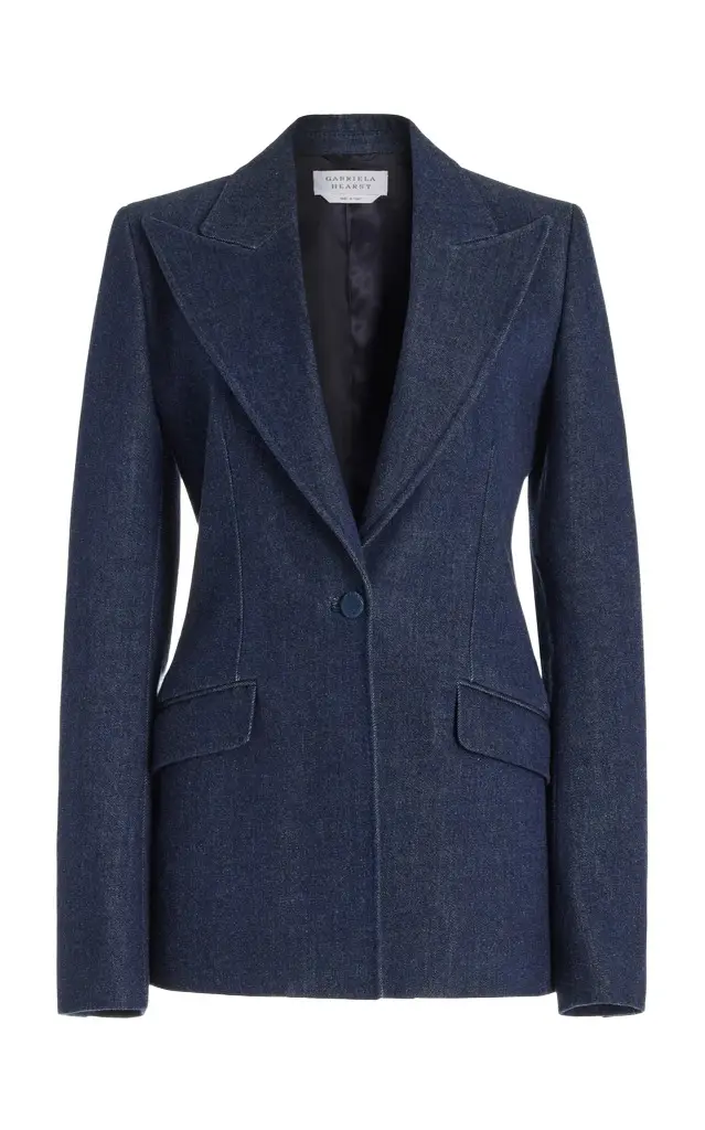 Leiva Blazer in Organic Raw Denim Leiva Blazer in Organic Raw Denim
