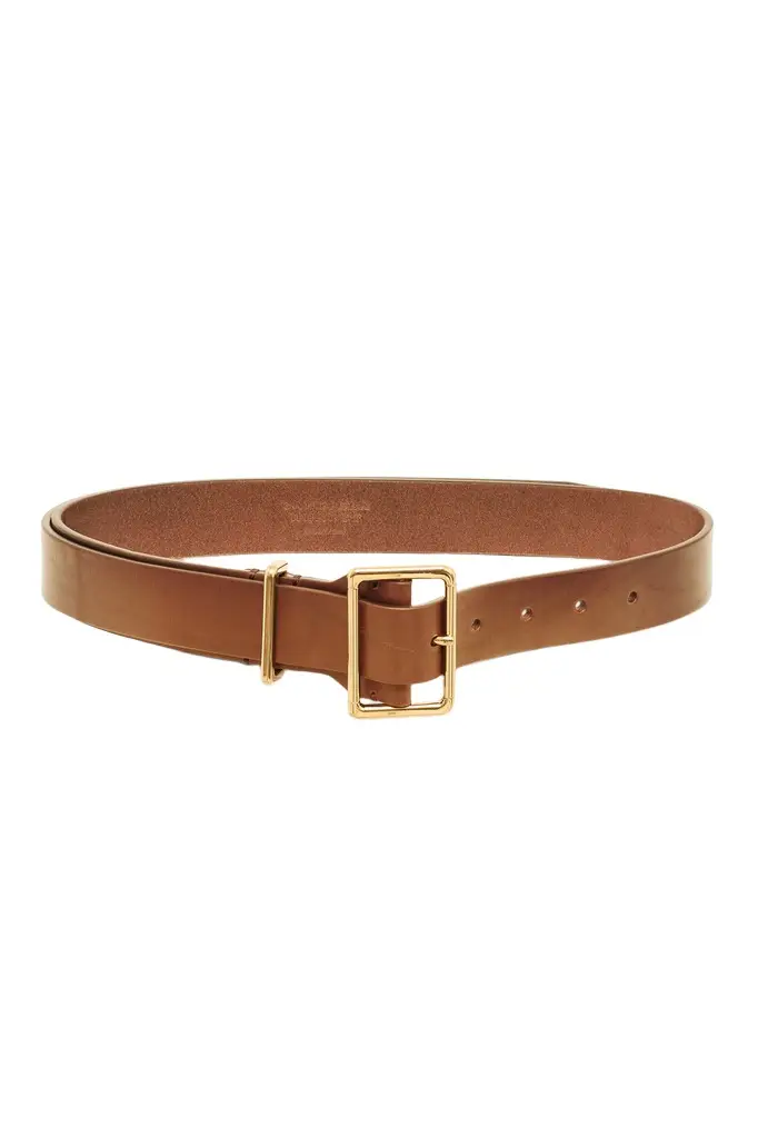 Gabriela Hearst Marlene Belt in Cognac Leather