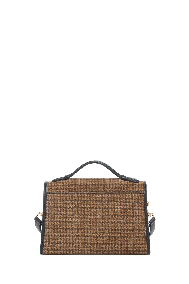 Gabriela Hearst Medium Leonora Bag in Camel Multi Suede Houndstooth | Thumbnail 5 Gabriela Hearst Medium Leonora Bag in Camel Multi Suede Houndstooth | Thumbnail 5