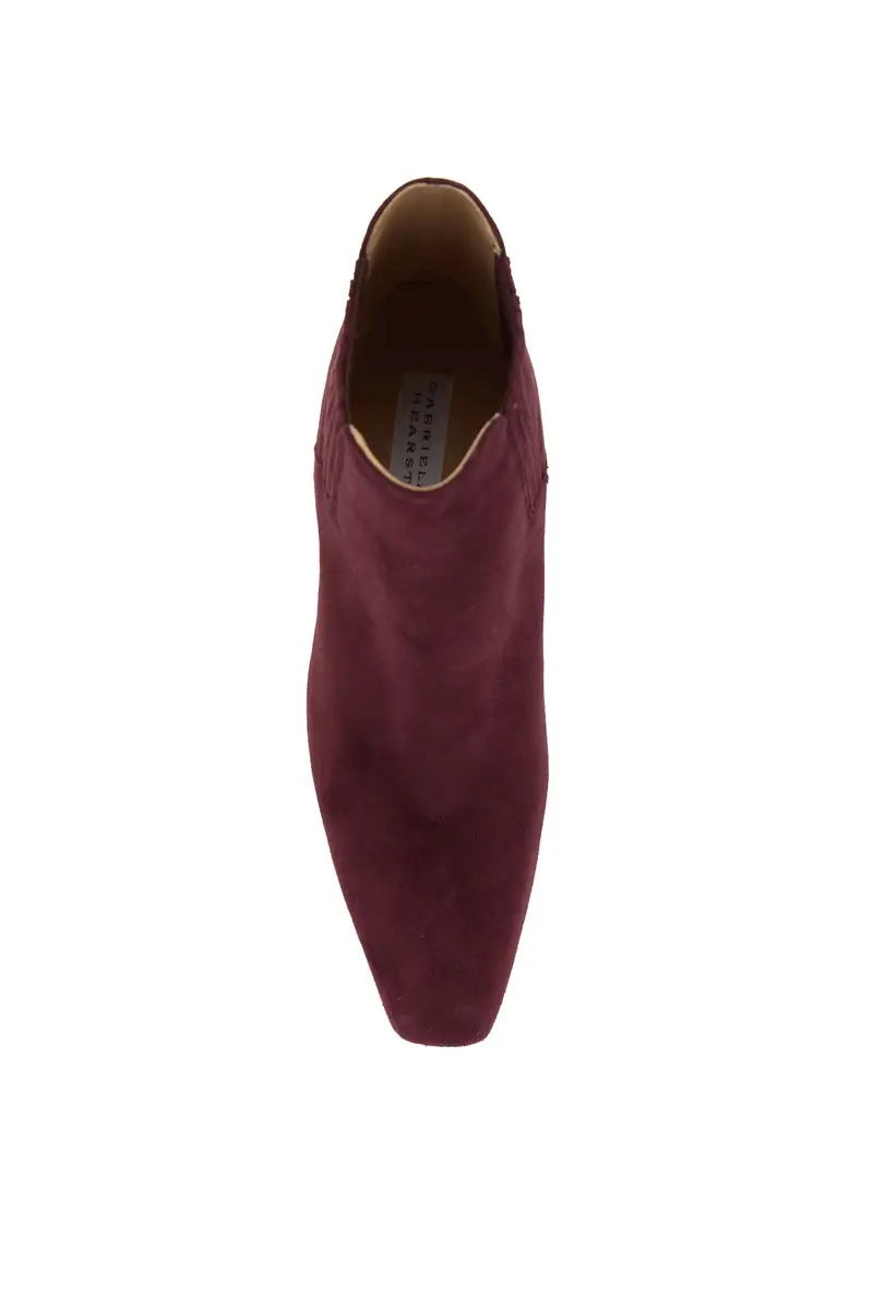 Gabriela Hearst Luke Boot in Plum Suede | Thumbnail 4