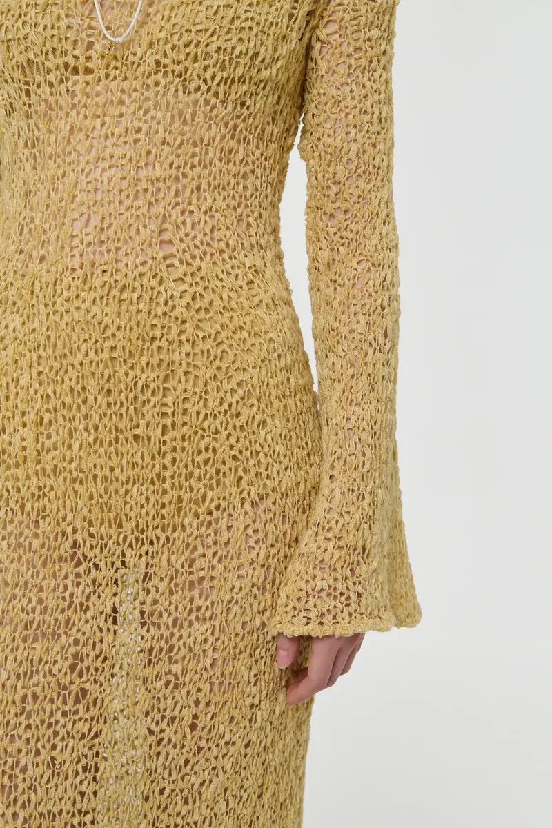 Gabriela Hearst Elinea Knit Maxi Dress in Hay Silk Cashmere Linen | Thumbnail 10 Gabriela Hearst Elinea Knit Maxi Dress in Hay Silk Cashmere Linen | Thumbnail 10