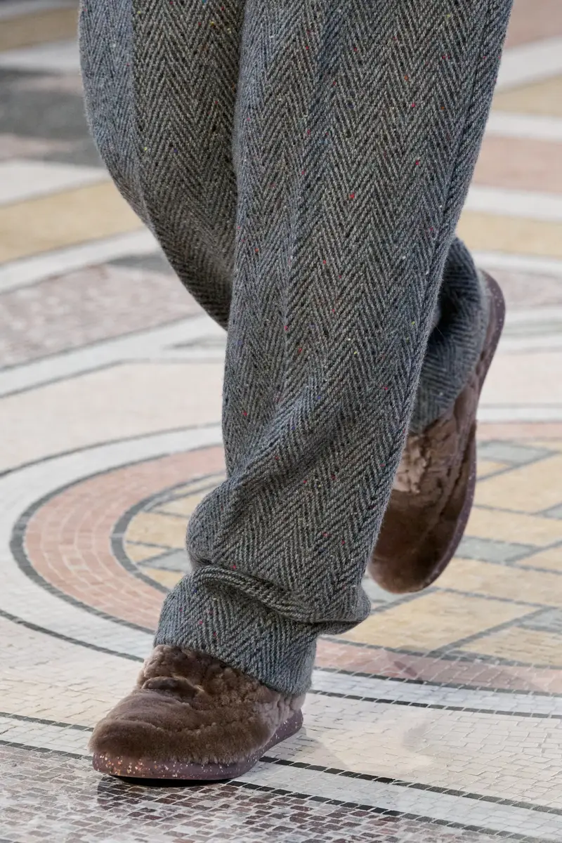 Gabriela Hearst Ohio Slip-on Sneaker in Mocha Shearling | Thumbnail 2