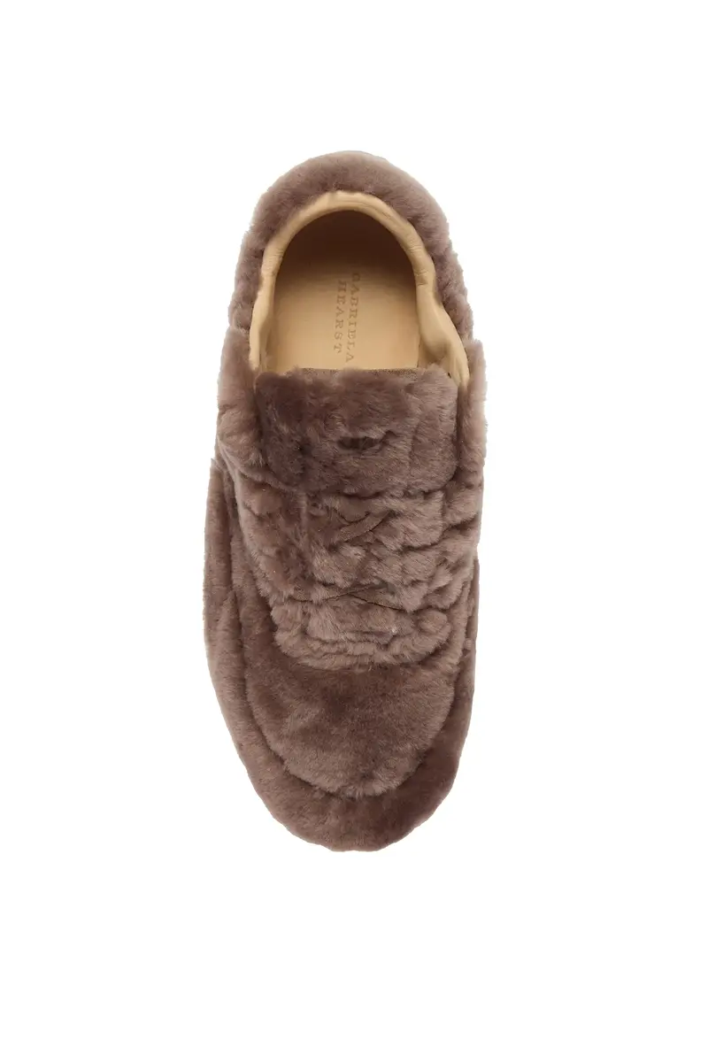 Gabriela Hearst Ohio Slip-on Sneaker in Mocha Shearling | Thumbnail 5