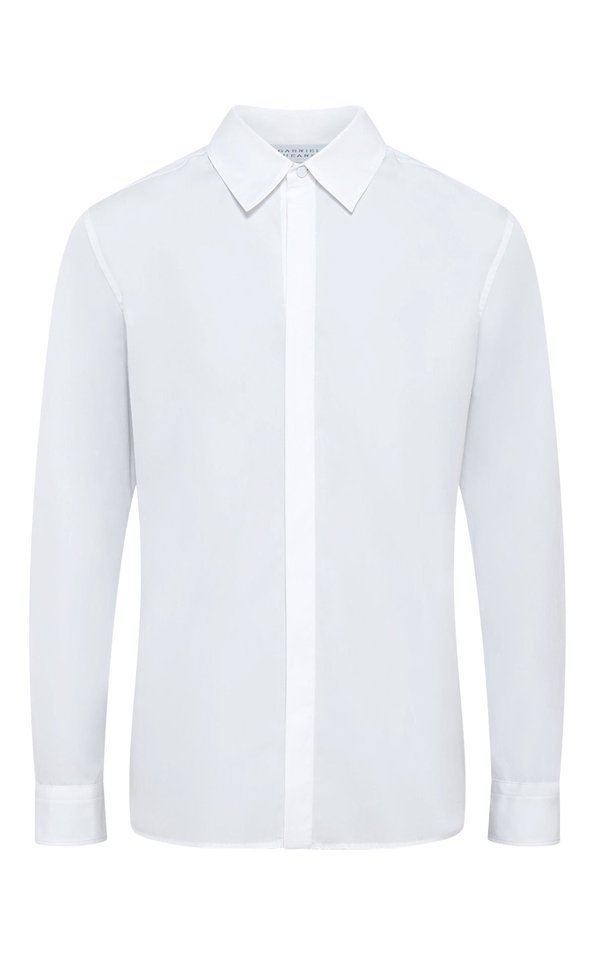 Gabriela Hearst Judie Shirt in White Sea Island Cotton