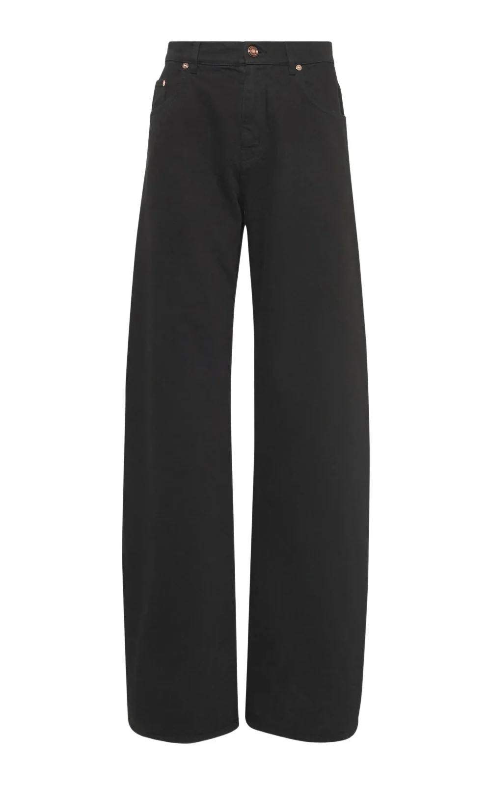 Gabriela Hearst Amoret Jean in Black Recycled Cotton Denim