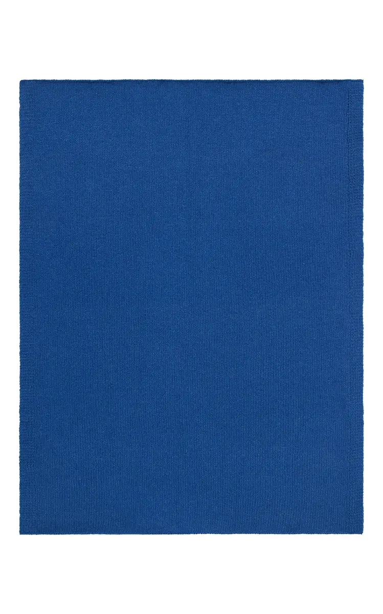 Gabriela Hearst Nyja Knit Blanket in Dark Blue Denim Cashmere | Thumbnail 2