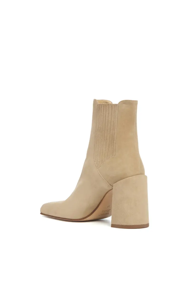 Gabriela Hearst Luke High Heel Ankle Boot in Camel Suede | Thumbnail 3 Gabriela Hearst Luke High Heel Ankle Boot in Camel Suede | Thumbnail 3