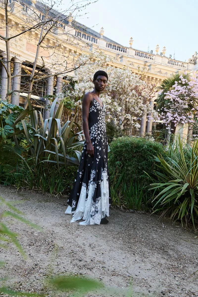 Gabriela Hearst Neville Embroidered Slip Dress in Black Multi Silk Organza | Thumbnail 9 Gabriela Hearst Neville Embroidered Slip Dress in Black Multi Silk Organza | Thumbnail 9