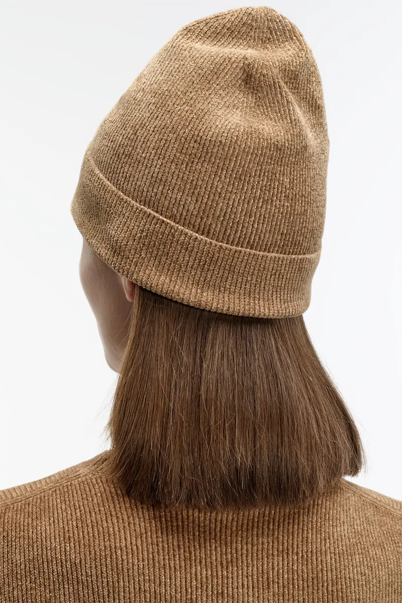 Gabriela Hearst Spire Knit Beanie in Camel Silk | Thumbnail 2 Gabriela Hearst Spire Knit Beanie in Camel Silk | Thumbnail 2