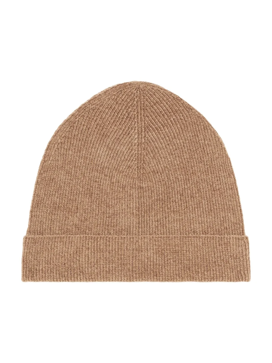 Gabriela Hearst Spire Knit Beanie in Camel Silk