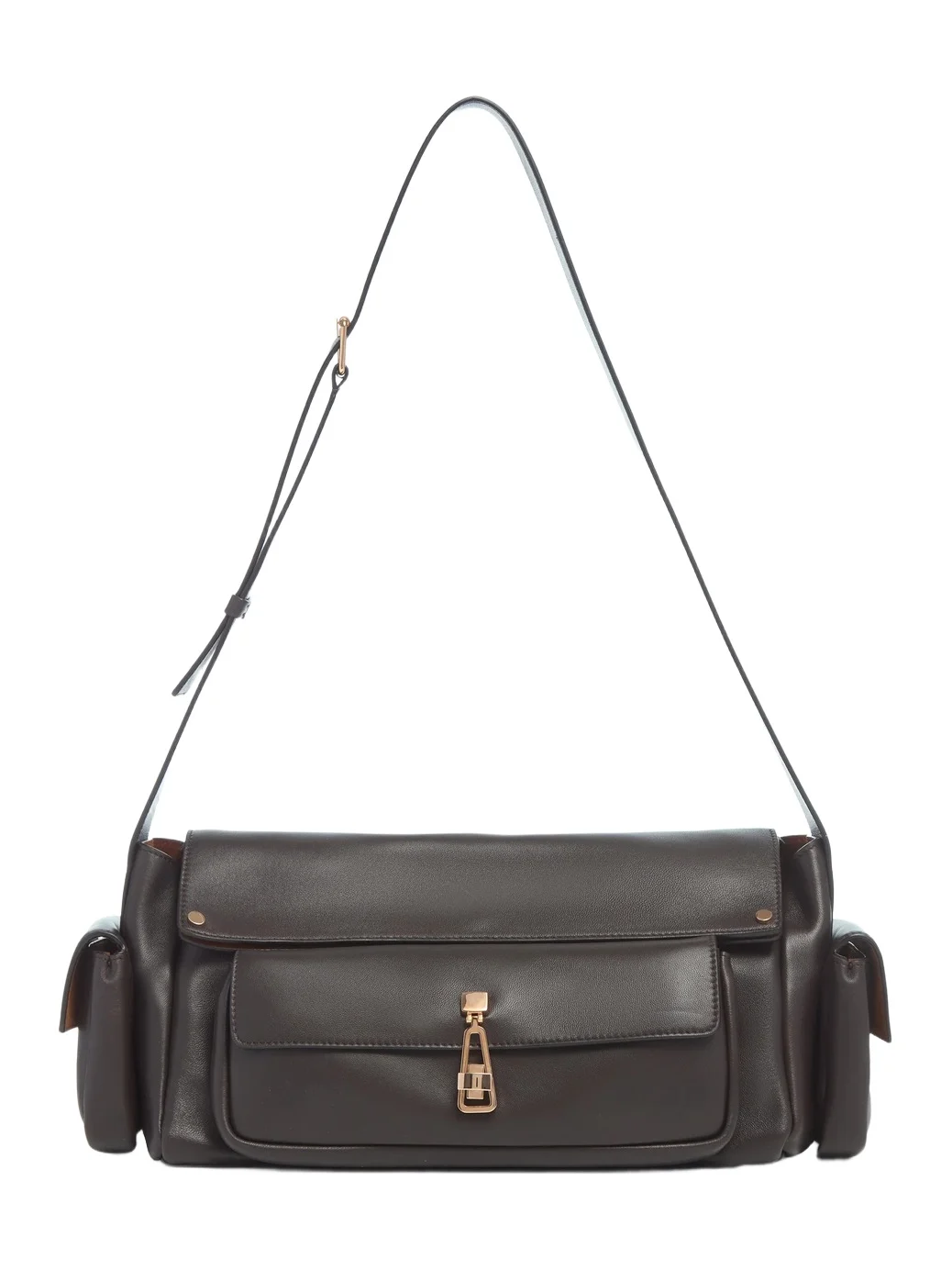 Gabriela Hearst Jebb Bag in Chocolate Nappa Leather