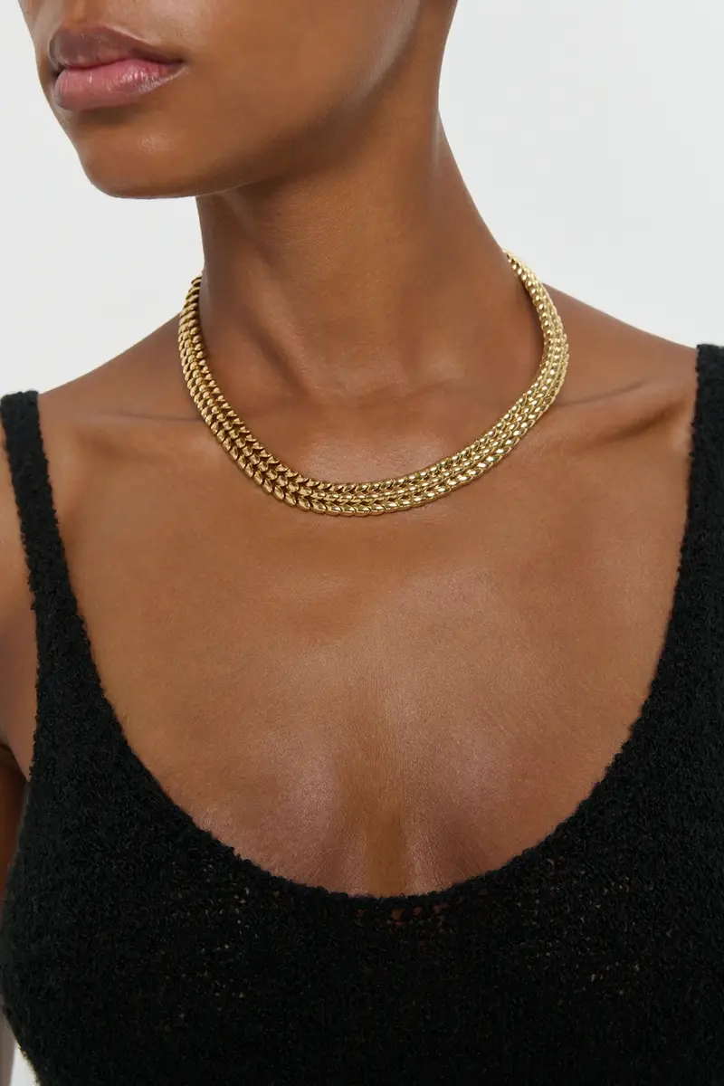 Gabriela Hearst Braided Necklace in 18K | Thumbnail 2 Gabriela Hearst Braided Necklace in 18K | Thumbnail 2