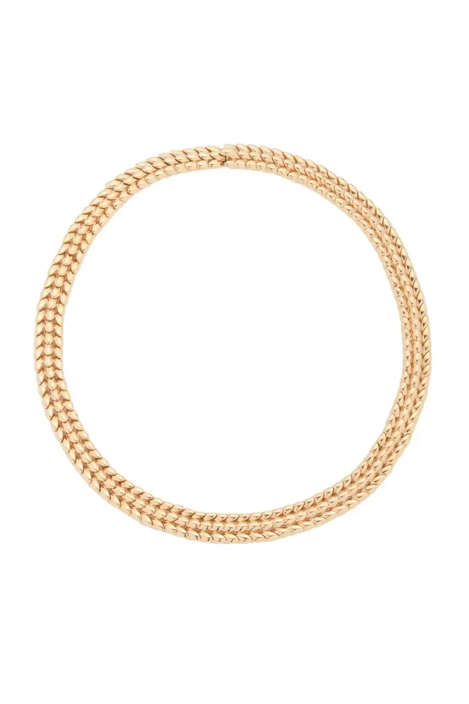 Braided Necklace in 18K