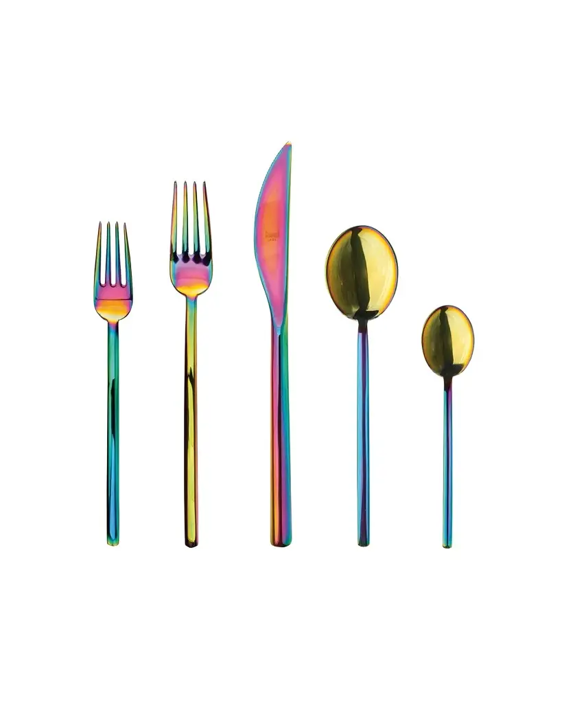 Mepra Due Rainbow 20-Piece Flatware Set