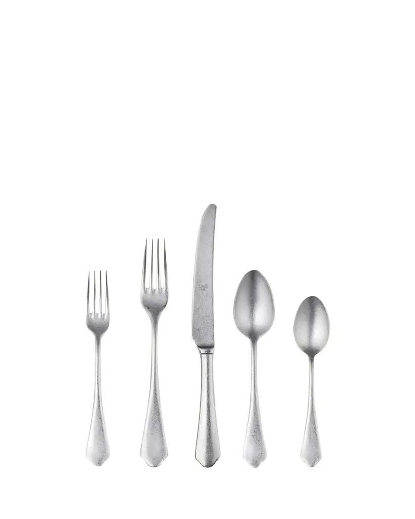 Mepra Dolce Vita Pewter 20-Piece Flatware Set