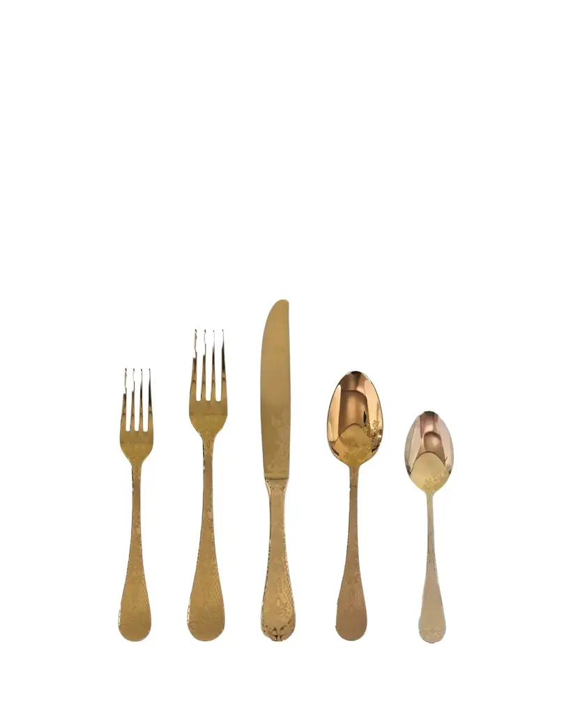 Mepra Coccodrillo Bronzo 20-Piece Flatware Set