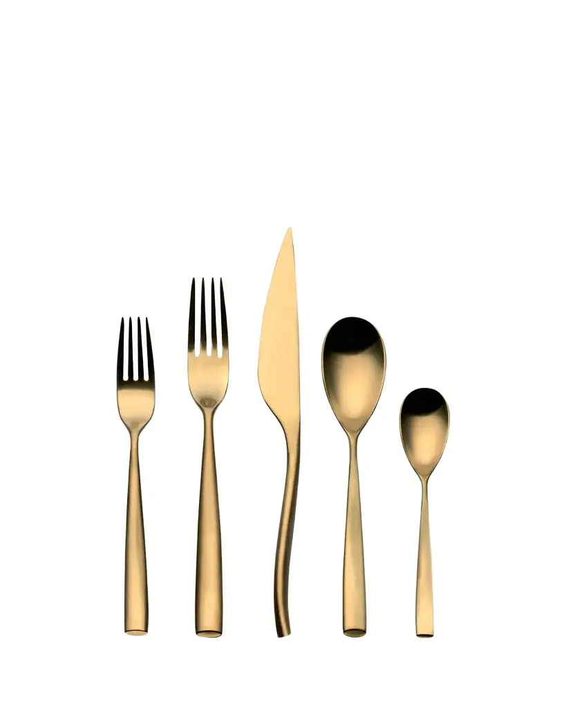 Mepra Arte Oro Ice 20-Piece Flatware Set