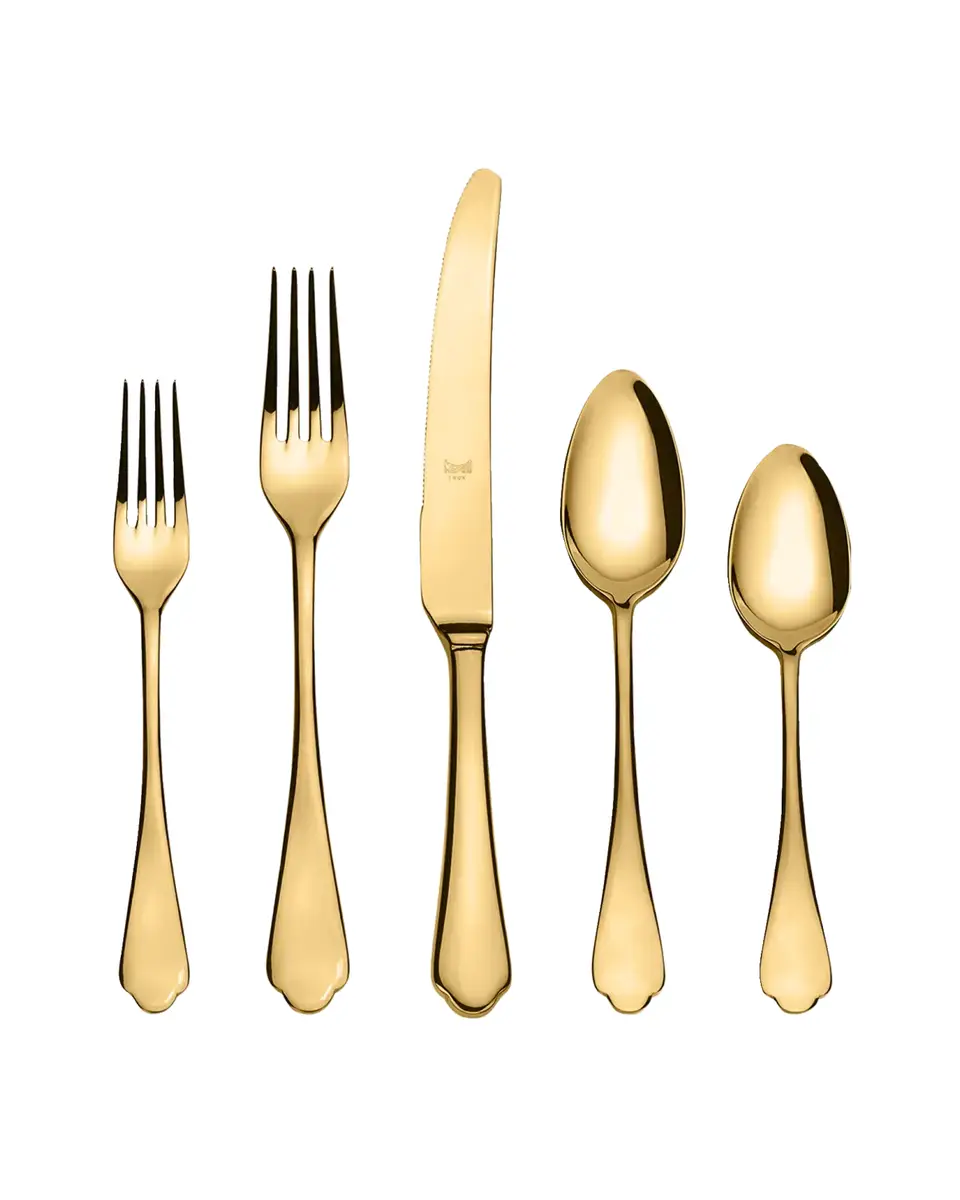 Mepra Dolce Vita Oro Mirrored 20-Piece Flatware Set | Thumbnail 2 Mepra Dolce Vita Oro Mirrored 20-Piece Flatware Set | Thumbnail 2